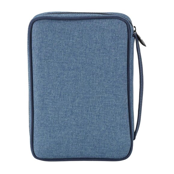 Christian Flag with Cross Denim Cotton Bible Cover, Large NWT - Picture 4 of 4